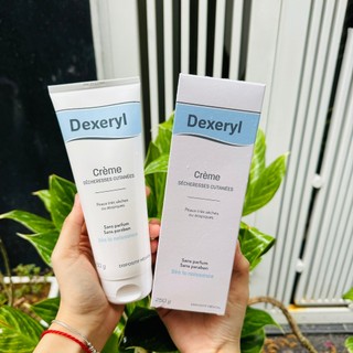 Kem dưỡng da hỗ trợ giảm nẻ, chàm sữa Dexeryl 250g nội địa Pháp (Glycerol Vaseline Paraffine)
