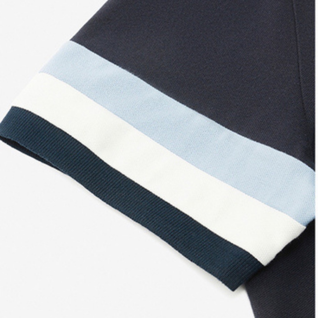 Áo polo nam PH204 áo thun nam tay ngắn cổ bẻ vải cá sấu CVC co dãn 4 chiều phối viền tay