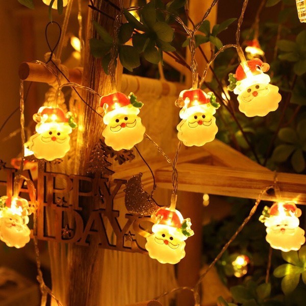Dây đèn LED trang trí Noel, trang trí nhà cửa