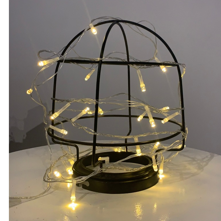 Dây Đèn LED Nháy Vàng Nhạt 5M Trang Trí Tiểu Cảnh