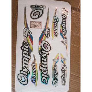 Bộ tem dán xe đạp Olympic new