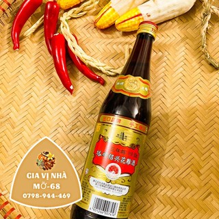 Gia vị nấu ăn rượu Thiệu Hưng nhãn vàng thượng hạng - chai 600ml
