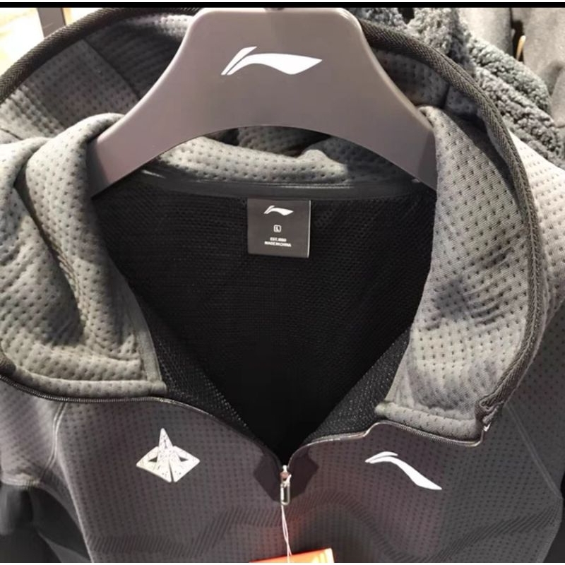 Áo Nỉ có mũ trùm đầu cắt ba chiều ấm áp Li-Ning Butler AWDT