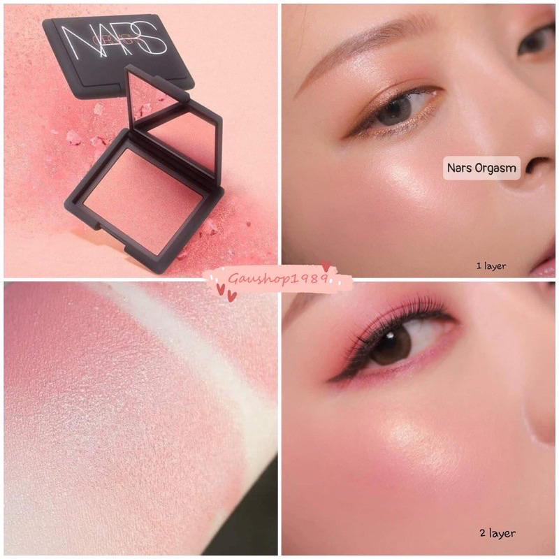Má hồng Nars Orgasm size 3.5gr hộp limited