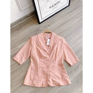 Áo khoác blazer ngắn tay basic