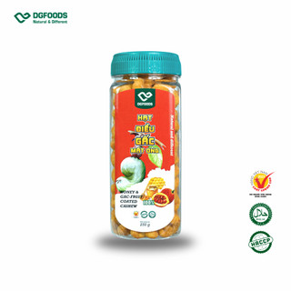 Hạt điều gấc mật ong 250g dgfoods/honey & gac-fruit coated cashew/ăn chay được/hvnclc/haccp/halal/hạt điều bình phước/
