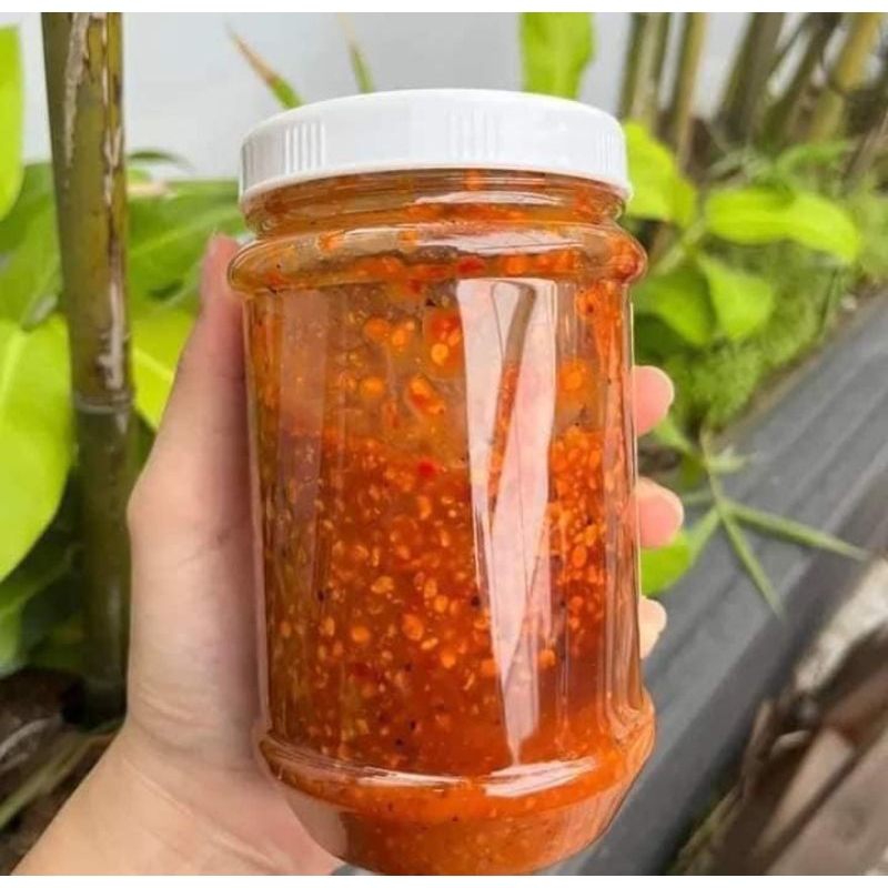 Sốt Chấm Siêu Cay Muối Chú Hải - Hủ 500gr.Sốt chấm cay vừa Muối chú hải
