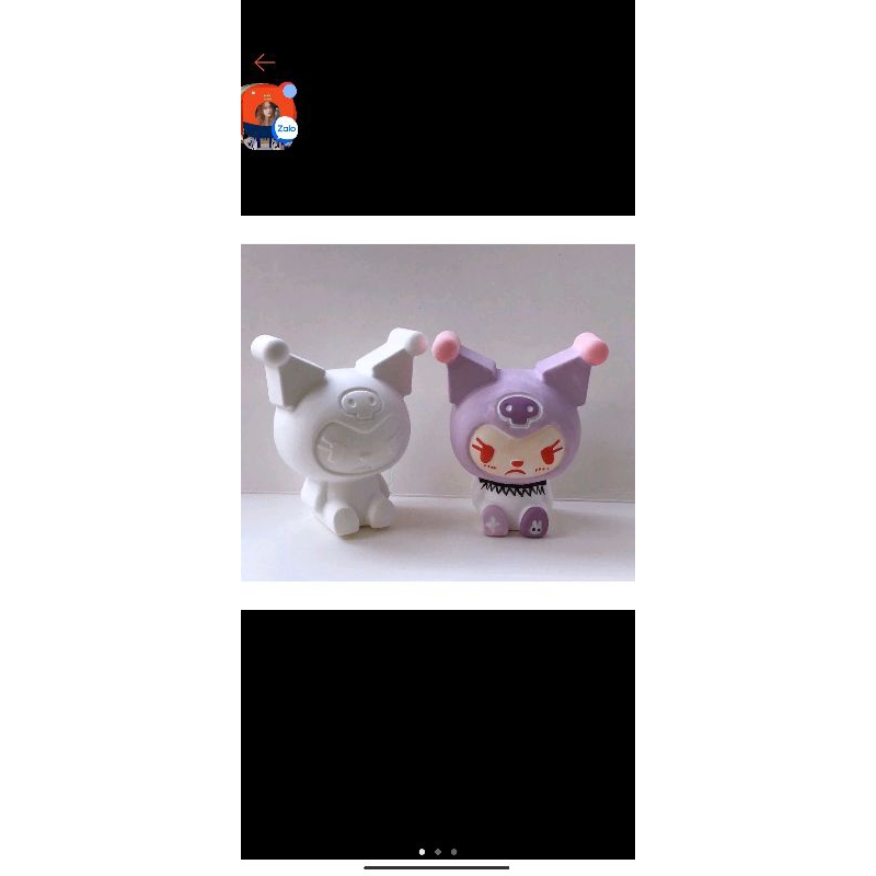 Tượng thạch cao Kurumi mini