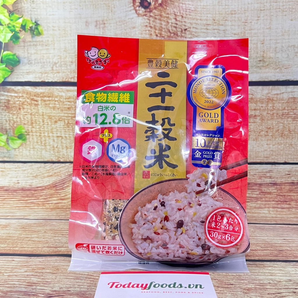 Gạo Trộn Ngũ Cốc hỗn hợp 21 loại ngũ cốc Tanesho 180G | Phù hợp ăn kiêng