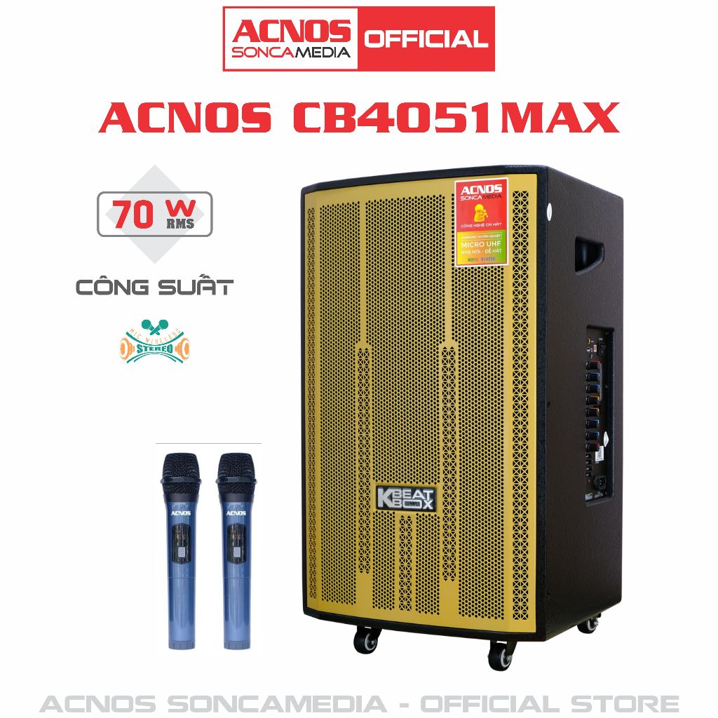 Dàn âm thanh di động ACNOS CB4051MAX