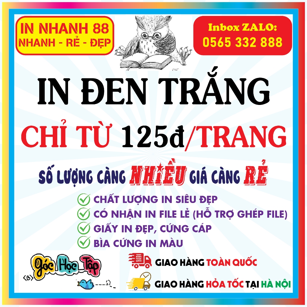 In tài liệu, Photo tài liệu theo yêu cầu