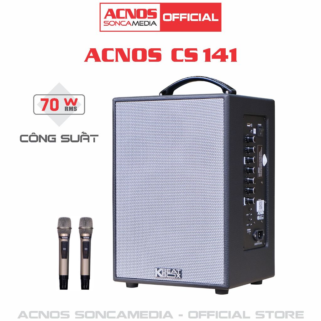 Dàn âm thanh di động xách tay ACNOS CS141