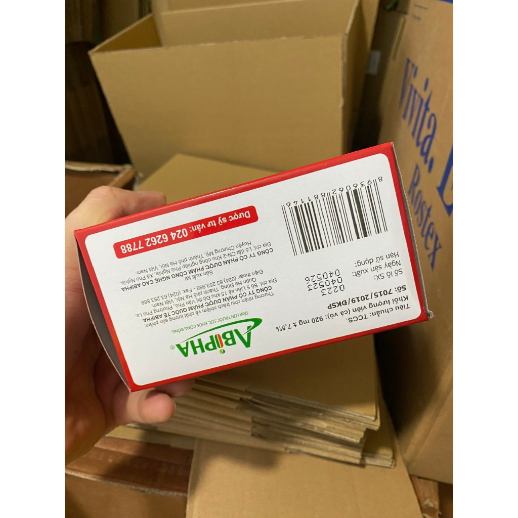 Ferobipha bổ sung sắt và acid folic, giảm thiếu máu do thiếu sắt, hỗ trợ quá trình tạo máu, quá trình tạo hồng cầu