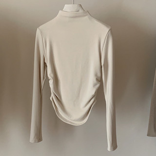 Áo cổ leo 3p thiết kế dúm eo peonyb nữ - Sweater thun tăm kiểu dáng ôm body bánh bèo hotgirl cá tính hàn quốc