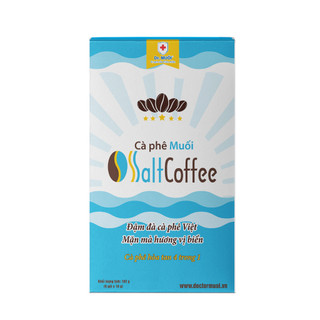 Cà phê muối - SaltCoffee (hộp 9 gói) cà phê hòa tan 4in1