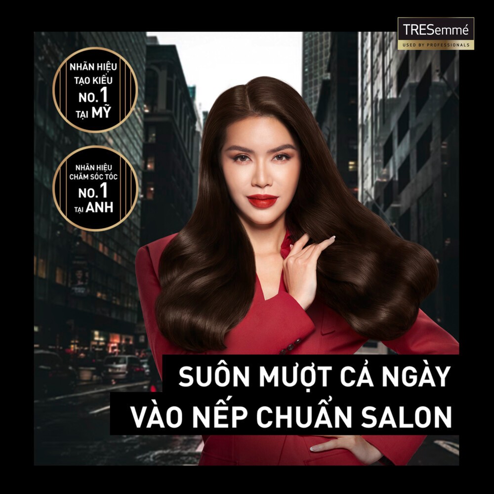 Combo Dầu Gội, Dầu Xả TRESEMME Keratin Smooth Dưỡng tóc khô xơ rối Công thức chuẩn salon Vào Nếp Suôn Mượt 640g, 620g