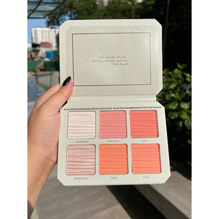  Bảng phấn má hồng + highlight MC Make Color 6 ô N01 