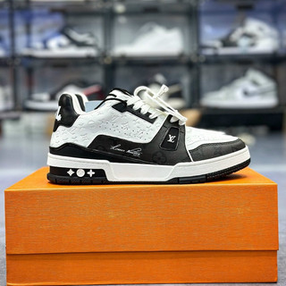 Siêu Phẩm Giày Thể Thao Sneaker L/V Trai.ner #54 Black White Cao Cấp Ảnh Thật Giày lv trainer trắng đen cao cấp