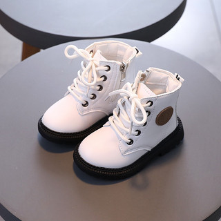 Giày boot da cao cổ cho bé,giày boot da mềm kiểu dáng hàn quốc