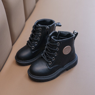 Giày boot da cao cổ cho bé,giày boot da mềm kiểu dáng hàn quốc