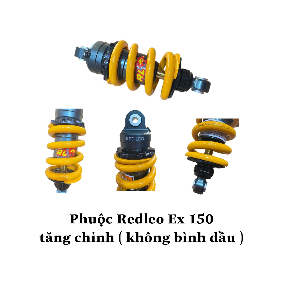 Phuộc Redleo EXCITER 150  - Màu Vàng - Mẫu TEM NEW
