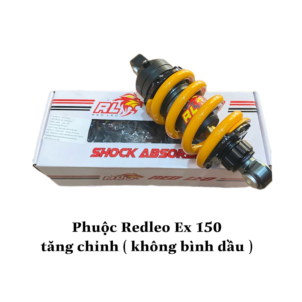 Phuộc Redleo EXCITER 150  - Màu Vàng - Mẫu TEM NEW