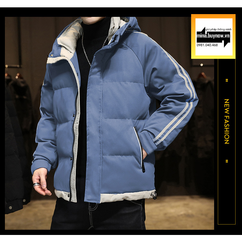Áo khoác cotton nam đặc biệt giảm giá mùa đông dày thời thượng