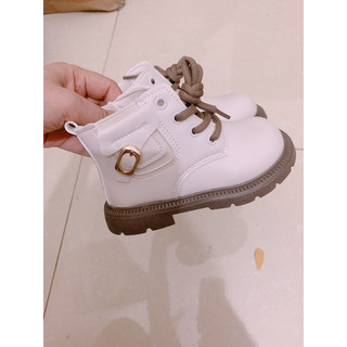 Giày boot da cao cổ cho bé,giày boot da mềm kiểu dáng hàn quốc