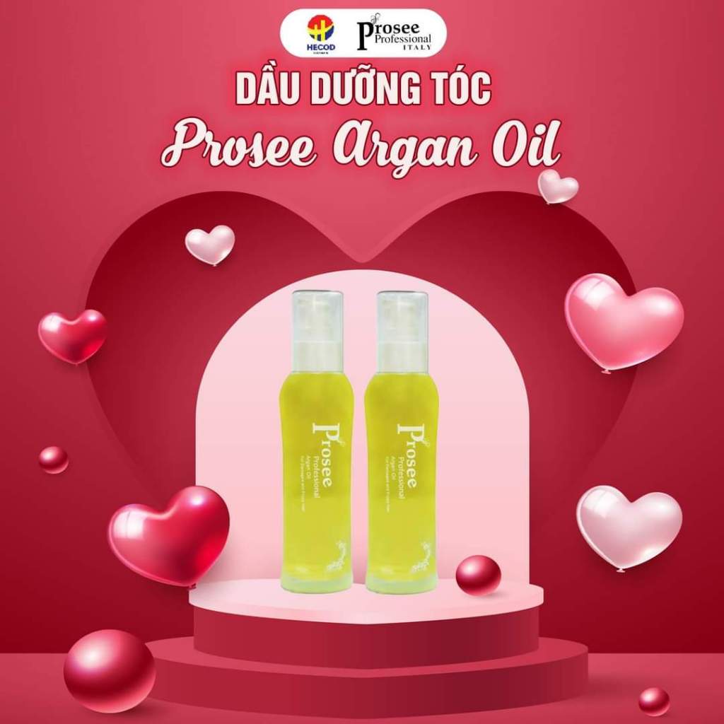 Tinh Dầu Dưỡng Tóc Prosee Argan Oil 80ml Siêu Bóng Mượt