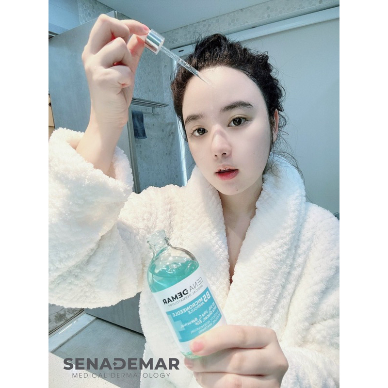 Serum B5 Senademar B5 microneedle ampoule hạn 2026 dưỡng trắng cấp ẩm khoá căng bóng phục hồi