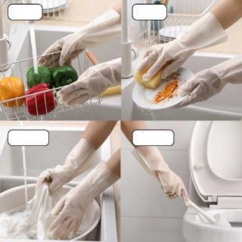 Găng tay siêu dai rửa bát và dọn dẹp nhà cửa,nấu ăn