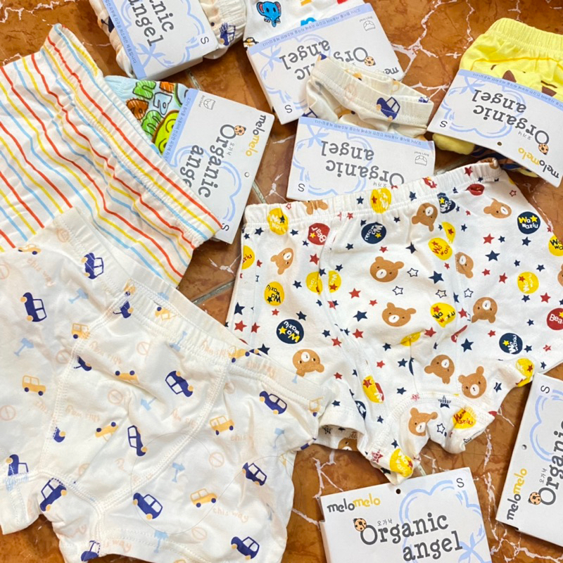 COMBO quần chip XUẤT HÀN ORGANIC ANGLE cho bé