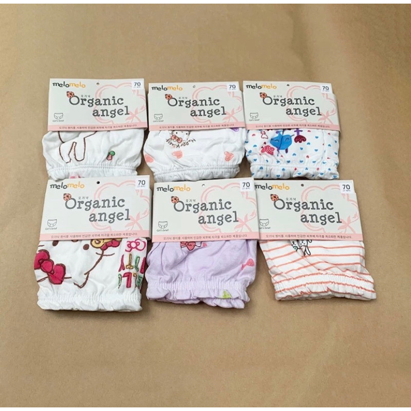 COMBO quần chip XUẤT HÀN ORGANIC ANGLE cho bé