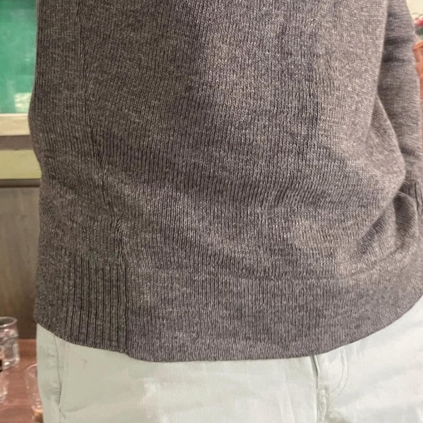 Áo len nam Cremieux cổ tròn len cashmere hàng xuất Hàn