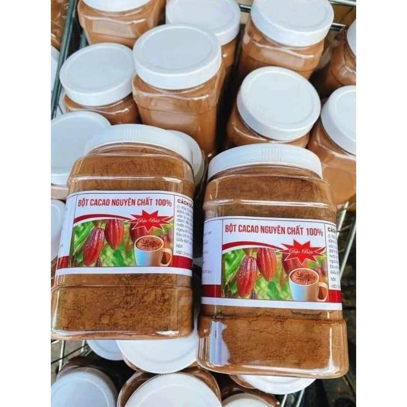 Bột cacao Đaklak nguyên chất 100% Hộp 500gram