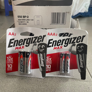 SỈ Vỉ 2 viên Pin Energizer AA và AAA MAX LR6 (Pin tiểu)