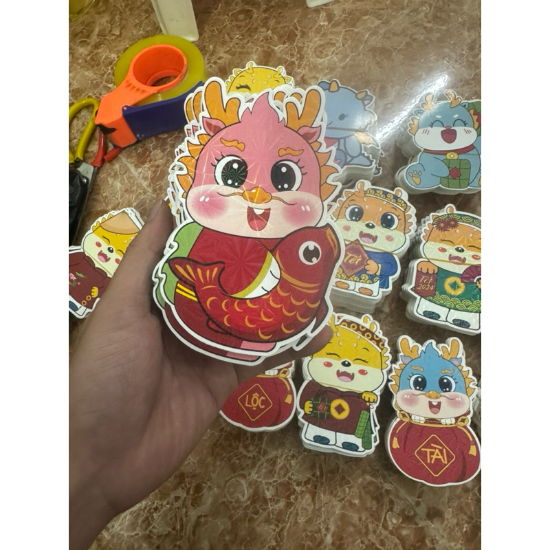 Combo 100 lì xì giáp thìn  đủ hình
