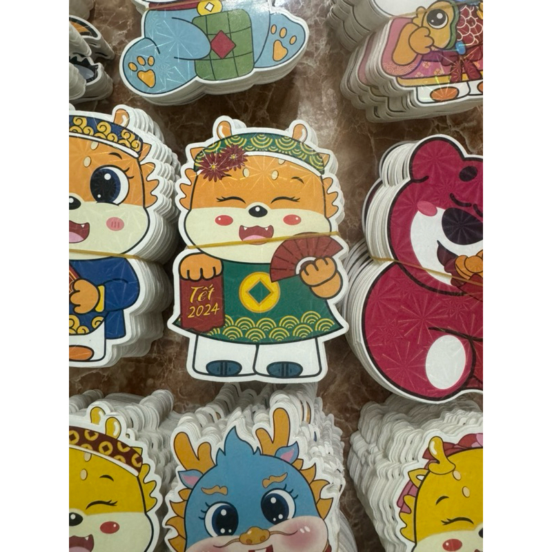 Combo 100 lì xì giáp thìn  đủ hình
