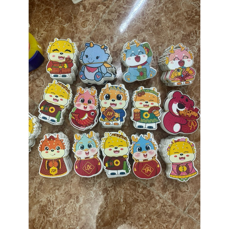 Combo 100 lì xì giáp thìn  đủ hình