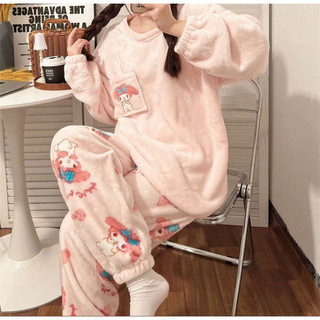 Bộ ngủ lông ấm ordertaobao