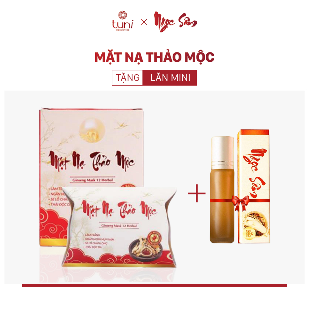 Mặt Nạ Thảo Mộc Ngọc Sâm Sạch Mụn Sáng Da