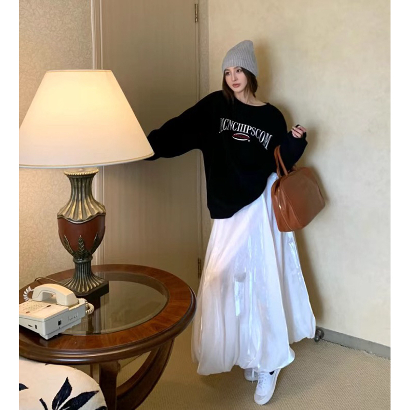 [Order - 1371] Áo sweater nỉ dày dặn form/dáng rộng oversize Lilis Room