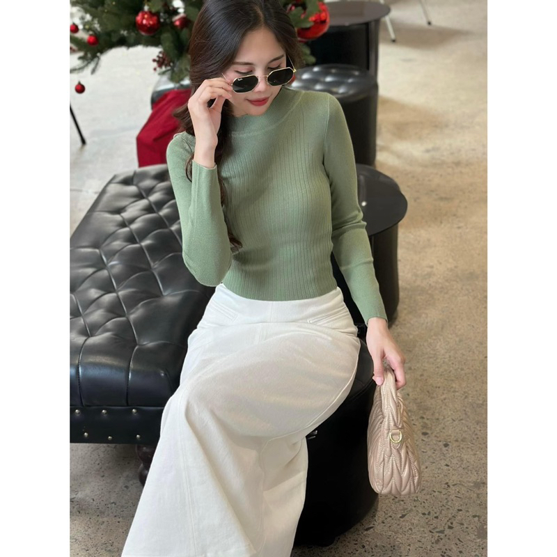 Áo Len - 902 - Cổ Cao - Tay Dài