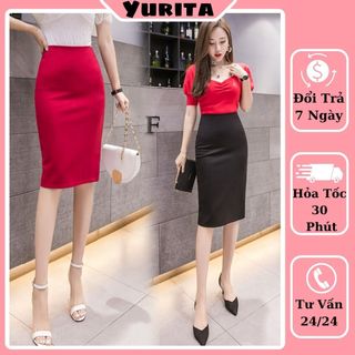Chân váy bút chì yurita chân váy công sở đẹp, siêu tôn dáng