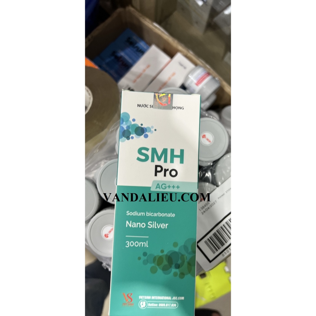 Súc họng Nano bạc SMH pro AG++ 300ml vệ sinh răng miệng, phòng ngừa viêm lợi, hôi miệng