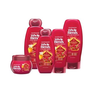 Dầu gội cho tóc nhuộm Garnier Whole Blends Color Care Shampoo Argan Oil & Cranberry extracts 370ml/650ml (Mỹ)