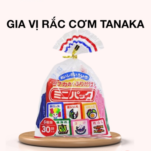 ⚠️HOT⚠️ Gia Vị Rắc Cơm Tanaka Food 6 Vị 30 Gói 60G nội địa Nhật Bản