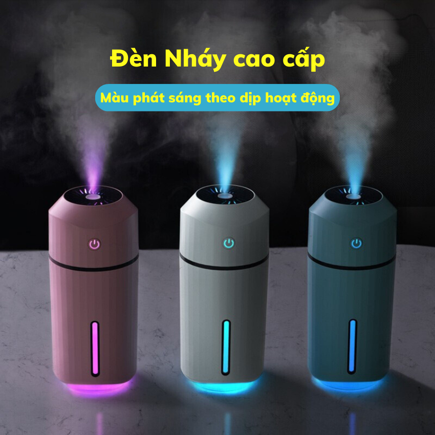 Máy phun sương, khuếch tán tinh dầu & tạo ẩm ô tô, Văn Phòng Cao Cấp, Hạt sương Siêu Mịn chỉ 5 Micron nano - Bogi