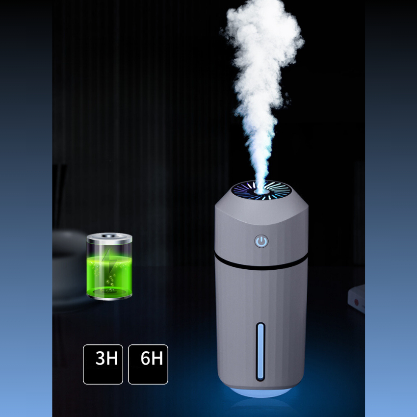 Máy phun sương, khuếch tán tinh dầu & tạo ẩm ô tô, Văn Phòng Cao Cấp, Hạt sương Siêu Mịn chỉ 5 Micron nano - Bogi