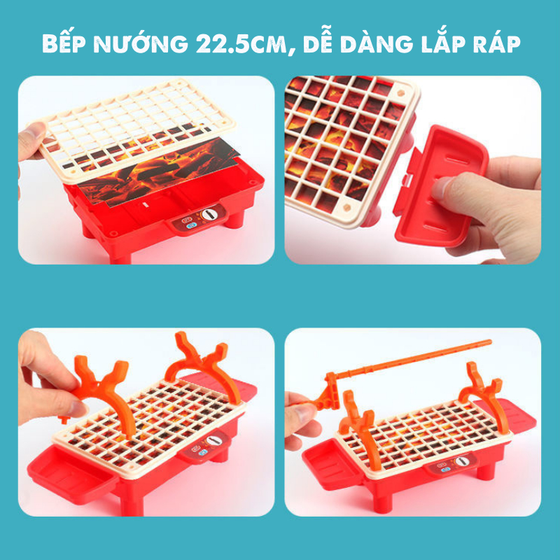 Đồ Chơi 106 Chi Tiết Các Món Ăn BBS, Bánh Bao, Pizza, Đồ Chơi Bếp Nấu Ăn Cho Trẻ Em, Bé Trai, Bé Gái